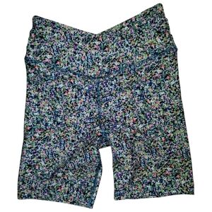 Sage Collective NWT athletic floral shorts soft floral fabric size small